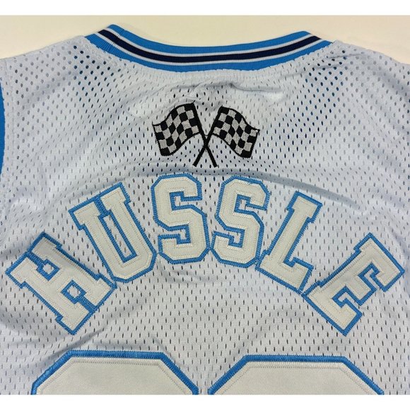 Nipsey Hussle #60 Crenshaw Headgear Classics Mens Medium White Basketball Jersey - Picture 10 of 10
